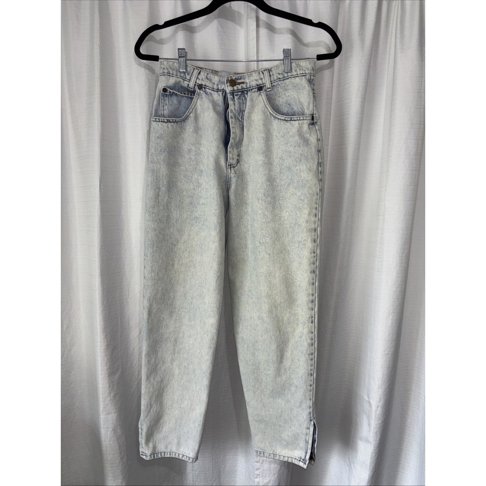 Palmettos Women light-wash, high-rise Jeans, ankle-zip, Vintage90's Size 11